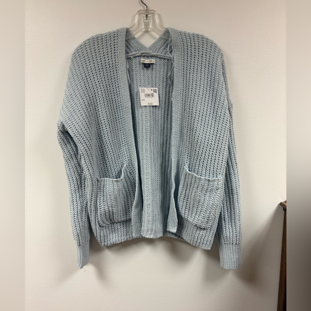 American Eagle Outfitters Light Blue Cardigan